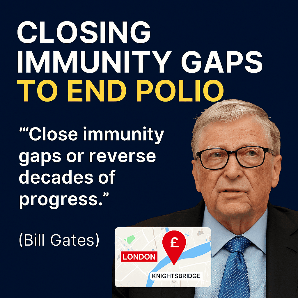 🌍 Bill Gates in 2025: Eradicating Polio, Reinventing Climate Strategy, and Rethinking AI