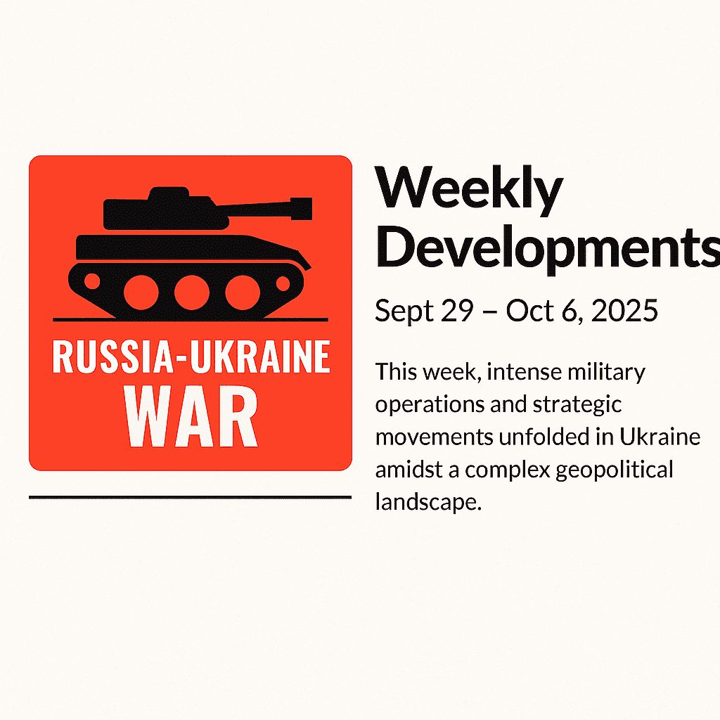 🇷🇺🇺🇦 Russia–Ukraine War: Weekly Developments (Sept 29–Oct 6, 2025)