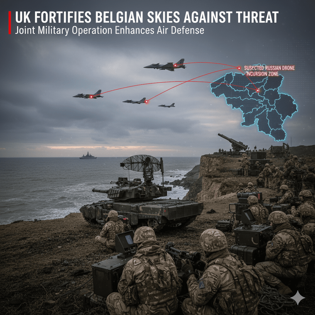 UK Fortifies Belgian Skies Amidst Rising Tensions: A Joint Effort to Enhance Air Defense